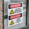 Signmission Electric Meter Room No Storage Bilingual Danger Sign, Vinyl Decal, 7in W x 10in L, 2PK OS-2PACK-DS-D-710-VS-1192 - alternate 5